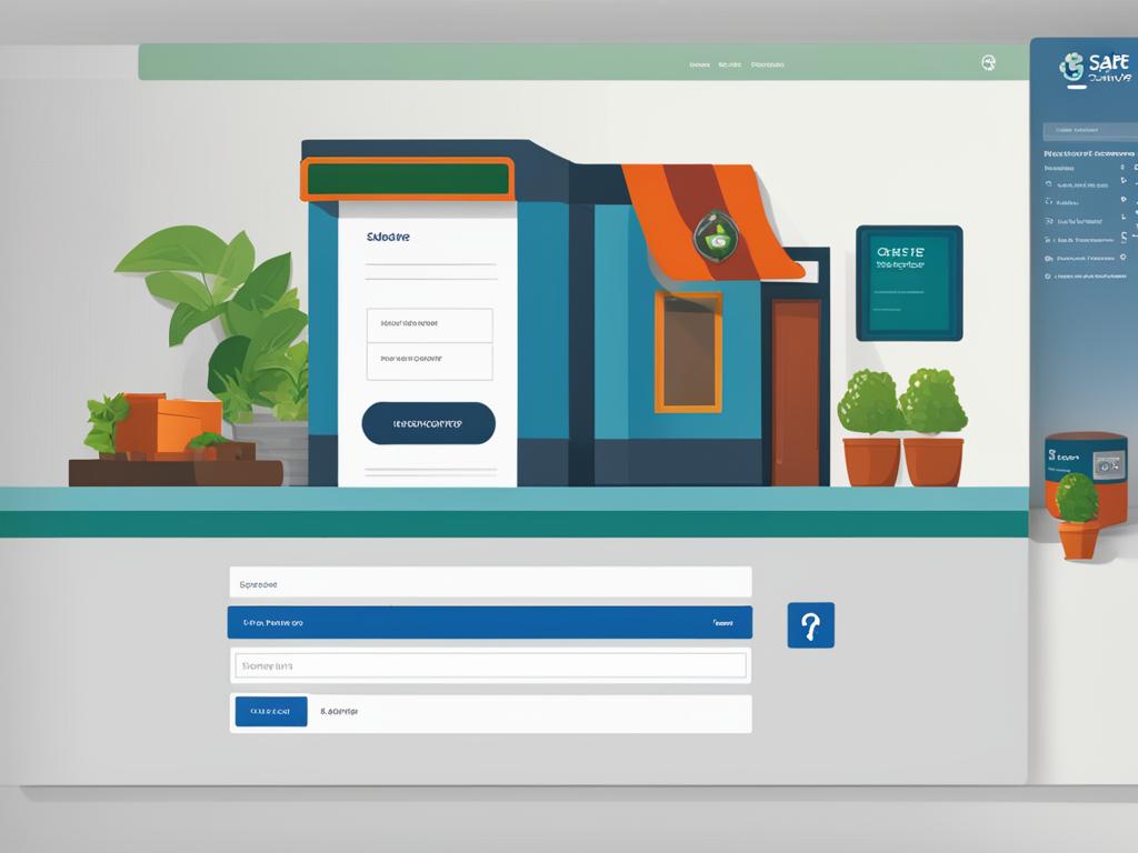 Safe Shop Login Page
